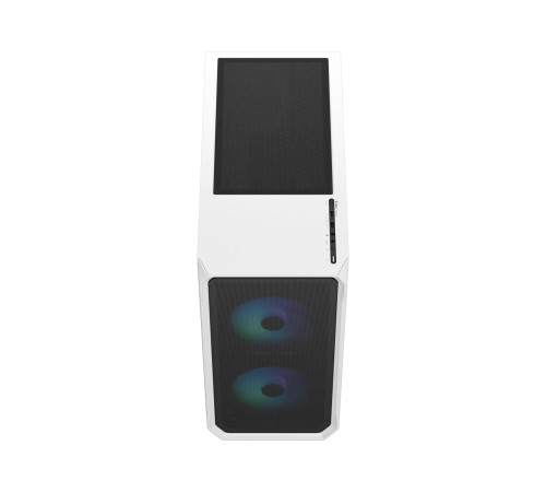 Корпус ПК без блока питания/ Case Fractal Design Focus 2 RGB, Midi-Tower, 2x140mm RGB, 2xUSB-A 3.2 ATX, mATX, mITX White