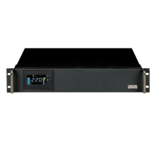 Источник бесперебойного питания Powercom King Pro RM, Line-Interactive, 3000VA/2400W, Rack mount 3U, 8*IEC320-C13 (8 batt), Serial+USB, SmartSlot, LCD, black (1152615)