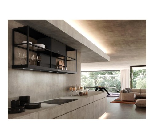 Вытяжка Franke FMA MODULAR F60 BK MATT/ Best, Настенная вытяжка Maris FMA MODULAR F60 BK MT, черный матовый, ширина 600 мм, 1050 м3/ч, сенсорное управление, угольный фильтр в комплекте