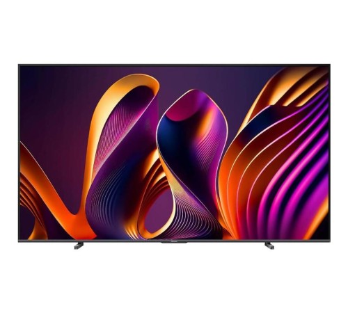 Телевизор ЖК 100'' Hisense/ 100", QLED, Local Dimming, Ultra HD, Smart TV (ОС VIDAA U7.6), Wi-Fi, DVB-T2/T/C/S2/S, 144Hz Game Mode PRO, FreeSync Premium, HDR10+, 2.1ch 2х15W+20W, CI+(1.4), 4хHDMI, 2хUSB, Dark grey