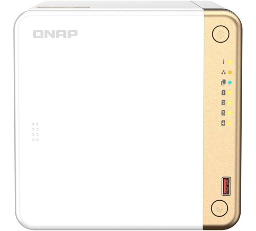 Сетевое хранилище без дисков/ channel QNAP TS-462-4G NAS 4 HDD trays, 2 x M.2 NVMe PCIe Gen 3 x1, 2-core Intel Celeron N4505 2.9 GHz, 4 GB RAM (4GB max), 1x2.5 Gigabit Ethernet , Slot PCIe Gen 3 x2, 2 USB 3.2 Gen 2 (10Gbps) Port, 2xUSB USB 2.0 port, 1xHD Сетевое хранилище без дисков/ channel QNAP TS-462-4G NAS 4 HDD trays, 2 x M.2 NVMe PCIe Gen 3 x1, 2-core Intel Celeron N4505 2.9 GHz, 4 GB RAM (4GB max), 1x2.5 Gigabit Ethernet , Slot PCIe Gen 3 x2, 2 USB 3.2 Gen 2 (10Gbps) Port, 2xUSB USB 2.0 port, 1xHD