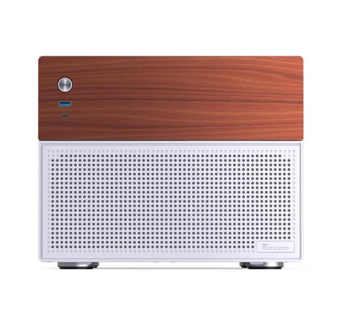 Корпус без блока питания/ Case JONSBO N4, Mini-Tower, 1x120mm, 1xUSB-A 3.0 + 1xUSB-C 3.2, SFX PSU Support, mATX, mITX White