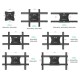 ONKRON кронштейн для телевизора 40"-75" наклонно-поворотный, чёрный M7L (Вскрытая упаковка)