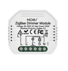 Переключатель Moes ZigBee Smart Dimmer Module (на 2 канала) белый модели ZM-105B-M