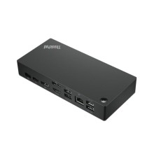 док-станция ThinkPad Universal USB-C Dock (2x DP 1.4, 1x HDMI 2.0, 3x USB 3.1, 2x USB 2.0, 1x USB-C, 1x RJ-45, 1x Combo Audio Jack 3.5mm)
