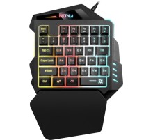 Defender Проводная игровая клавиатура Nova GK-860L RU,35B,Rainbow подсветка