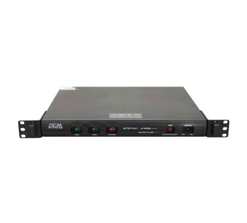 ИБП KIN-600AP, RackMount, линейно-интерактивный, 600 ВA, 480 Вт, вход IEC320 C14, 4 розетки IEC320 C13 с резервным питанием,  1 розетка IEC320 C13 с фильтрацией, USB, RS-232, защита RJ45, PF 0.8, ШхГхВ 377х362х44мм, 9.4 кг/ Powercom KIN-600AP RM USB