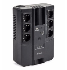  (452) Бастион SKAT-UPS AI 800ВА/480Вт/line-interactive/АКБ 9Ачx1/ 3xSchuko 3xSchuko/3 л.г.