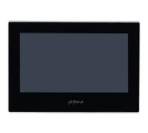 Видеодомофон IP 7 дюймовый с WiFi 2.4ГГц черный 1024x600 разрешение мкостной сенсорный экран; тревожные входы / выходы 6/1; LAN; Возможность просмотра IP видеокамер; Питание: DC 12В/PoE; Габаритные размеры: 190 мм 135 мм 26 мм; Установка-на стену.