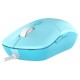 Мышь проводная Dareu LM121 Blue (голубой), DPI 800/1600/2400/6400, тихий щелчок, подсветка RGB, размер 116x35x60мм, 1,8м (Вскрытая упаковка)