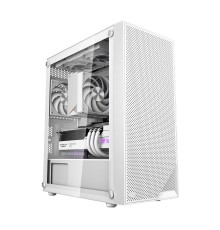 Корпус без блока питания/ Case PCCooler C3B310 WH, Mini-Tower, TG, Mesh, no fans, 2xUSB-A 2.0 + 1xUSB-A 3.0, mATX, mITX White