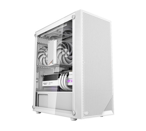 Корпус без блока питания/ Case PCCooler C3B310 WH, Mini-Tower, TG, Mesh, no fans, 2xUSB-A 2.0 + 1xUSB-A 3.0, mATX, mITX White Корпус без блока питания/ Case PCCooler C3B310 WH, Mini-Tower, TG, Mesh, no fans, 2xUSB-A 2.0 + 1xUSB-A 3.0, mATX, mITX White