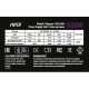 блок питания для ПК 600 Ватт/ Power Supply HIPER HPB-600 (ATX 2.31, 600W, Active PFC, 80Plus BRONZE, 140mm fan, Black) BOX