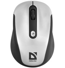 Defender Беспроводная IR-лазерная мышь Optimum MS-125 серый,4 кнопки,1000-2000 dpi USB