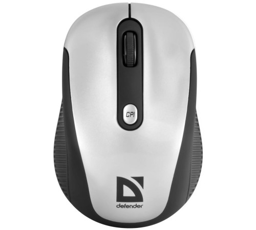 Defender Беспроводная IR-лазерная мышь Optimum MS-125 серый,4 кнопки,1000-2000 dpi USB
