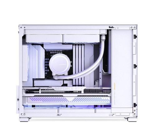 Корпус без блока питания/ Case JONSBO D32 STD, Mini-Tower, TG, no fan, 1xUSB-A 3.0 + 1xUSB-C 3.1, mATX, mITX White