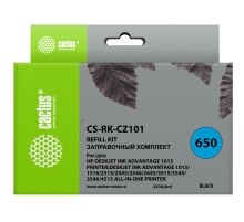 -/ Заправочный набор Cactus CS-RK-CZ101 черный 2x30мл для HP DJ 2515/3515
