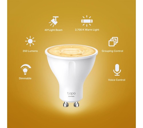Умная Wi-Fi лампа/ Smart Wi-Fi Spotlight, Dimmable