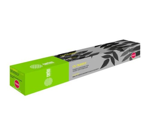 -/ Картридж лазерный Cactus CS-TK895Y желтый (6000стр.) для Kyocera Mita FS C8020/C8020MFP/C8025/C8025M