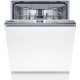 Посудомоечная машина BOSCH Встраиваемая посудомоечная машина 60 cm, Serie 4, 13 комплектов,третий уровень загрузки VarioDrawer,44 дБ (A) Quick L, Авто 45-65°C, Быстрое мытье 45°C, Интенсивная, Стекло 40°C, Экономичная,/2 Загрузка, Pretreatment, ГигиенаПлю