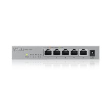 Коммутатор/ Zyxel MG-105 multi-gigabit switch, 5x1 / 2.5GE, desktop, silent
