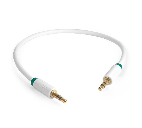 Greenconnect Кабель аудио 1.0m jack 3,5mm/jack 3,5mm белый, зеленая окантовка, ультрагибкий, 28 AWG, M/M, Premium GCR-AVC1662-1.0m, экран, стерео Greenconnect Кабель аудио 1.0m jack 3,5mm/jack 3,5mm белый, зеленая окантовка, ультрагибкий, 28 AWG, M/M, Premium GCR-AVC1662-1.0m, экран, стерео