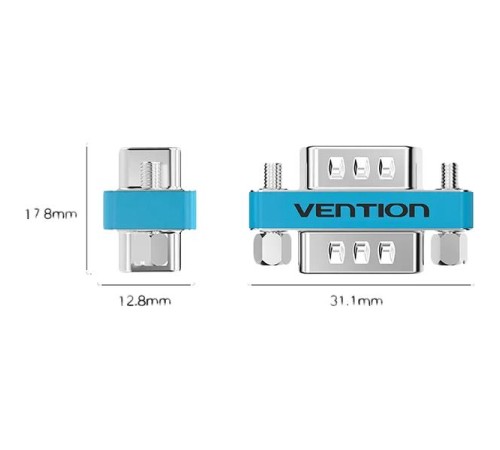 Адаптер переходник Vention VGA 15M/ VGA 15M Адаптер переходник Vention VGA 15M/ VGA 15M