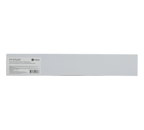 Тонер-картридж F+ imaging, желтый, 15 000 страниц, для Xerox моделей WC 7525/7530/7535/7545/7556 (аналог 006R01518), FP-X7525Y
