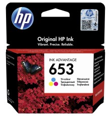 Картридж/ HP 653 Tri-color Original Ink Advantage Cartridge