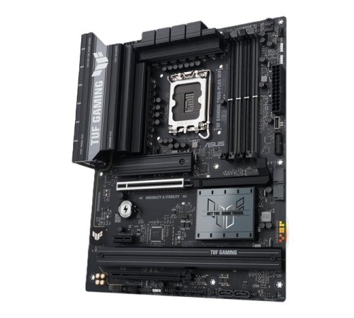 Материнская плата ASUS TUF GAMING B860-PLUS WIFI, LGA1851, B860, 4*DDR5, 4*SATA, 3*M.2, 5*USB 3.2, 2*USB 2.0, Type-C, 2*PCIx16, 1*PCIx1, DP+HDMI, ATX; 90MB1JL0-M0EAY0