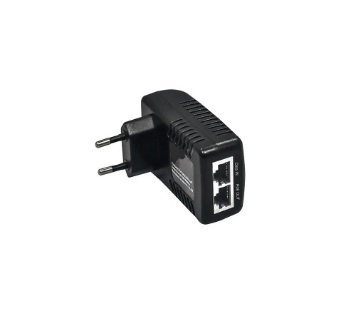 PoE-инжектор Fast Ethernet/ PoE-инжектор Fast Ethernet на 1 порт. Соответствует стандартам PoE IEEE 802.3af. Автоматическое определение PoE устройств. Мощность PoE на порт - до 15.4W. Вх. 1 x RJ45(10/100 Base-T), вых. - 1 x RJ45(10/100 Base-T, PoE, IEEE 8 PoE-инжектор Fast Ethernet/ PoE-инжектор Fast Ethernet на 1 порт. Соответствует стандартам PoE IEEE 802.3af. Автоматическое определение PoE устройств. Мощность PoE на порт - до 15.4W. Вх. 1 x RJ45(10/100 Base-T), вых. - 1 x RJ45(10/100 Base-T, PoE, IEEE 8