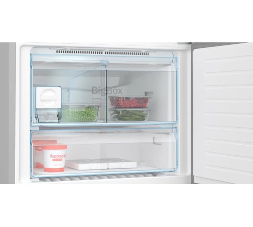 Холодильник BOSCH Full NoFrost, Serie 6, Габариты 186x86x81, Общий пол. объем: 619 (х:479, м:140), Нерж. сталь с легкой очисткой, Цифровой LCD дисплей, Внешние высокие металлические ручки, Multi Airflow, AirFresh Filter, Верхнее LED освещение, Два отдел Холодильник BOSCH Full NoFrost, Serie 6, Габариты 186x86x81, Общий пол. объем: 619 (х:479, м:140), Нерж. сталь с легкой очисткой, Цифровой LCD дисплей, Внешние высокие металлические ручки, Multi Airflow, AirFresh Filter, Верхнее LED освещение, Два отдел