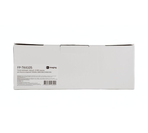 Тонер-картридж F+ imaging, черный, 15 000 страниц, для Kyocera моделей TASKalfa 1800/1801/2200/2201 (аналог TK-4105 /1T02NG0NL0), FP-TK4105 (Вскрытая упаковка)