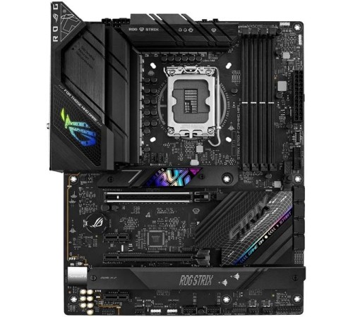 Материнская плата ASUS ROG STRIX B760-F GAMING WIFI, LGA1700, B760, 4*DDR5, 4*SATA, 3*M.2, 7*USB 3.2, Type-C, 2*PCIx16, 2*PCIx1, DP+HDMI, ATX; 90MB1CT0-M1EAY0