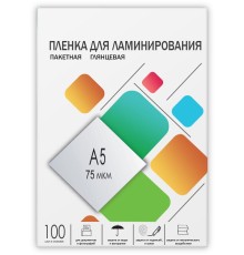 Пленка 154х216 (75мик) 100 шт./ Пленка для ламинирования A5, 154х216 (75 мкм) глянцевая 100шт, ГЕЛЕОС [LPA5-75]