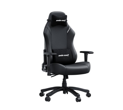 Кресло игровое Anda Seat Luna series цвет черный, размер L (110кг), материал ПВХ (модель AD18) Кресло игровое Anda Seat Luna series цвет черный, размер L (110кг), материал ПВХ (модель AD18)