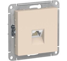 ATLASDESIGN РОЗЕТКА компьютерная RJ45, кат. 5Е, механизм, БЕЖЕВЫЙ
