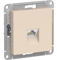 ATLASDESIGN РОЗЕТКА компьютерная RJ45, кат. 5Е, механизм, БЕЖЕВЫЙ