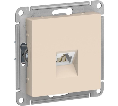 ATLASDESIGN РОЗЕТКА компьютерная RJ45, кат. 5Е, механизм, БЕЖЕВЫЙ ATLASDESIGN РОЗЕТКА компьютерная RJ45, кат. 5Е, механизм, БЕЖЕВЫЙ