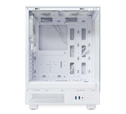 Корпус без блока питания/ Case HSPD F510, Panoramic Mid Tower, White, TG, 0.5 SPCC, 3x120mm ARGB (FNW010) ATX, mATX, mITX 180/280/160mm 1x2.5", 1x3.5", 7xPCI 2xUSB-A 3.0 356x218x467mm Корпус без блока питания/ Case HSPD F510, Panoramic Mid Tower, White, TG, 0.5 SPCC, 3x120mm ARGB (FNW010) ATX, mATX, mITX 180/280/160mm 1x2.5", 1x3.5", 7xPCI 2xUSB-A 3.0 356x218x467mm