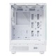 Корпус без блока питания/ Case HSPD F510, Panoramic Mid Tower, White, TG, 0.5 SPCC, 3x120mm ARGB (FNW010) ATX, mATX, mITX 180/280/160mm 1x2.5", 1x3.5", 7xPCI 2xUSB-A 3.0 356x218x467mm
