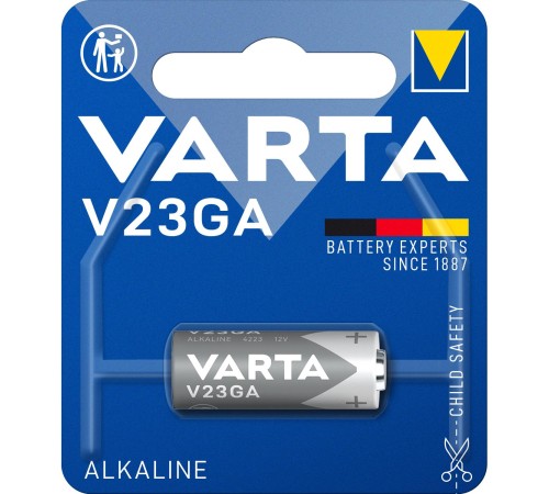 Батарейка/ Батарейка Varta ELECTRONICS LR23/A23/MN21 BL1 Alkaline 12V (4223) (1/10/100) (1 шт.) Батарейка/ Батарейка Varta ELECTRONICS LR23/A23/MN21 BL1 Alkaline 12V (4223) (1/10/100) (1 шт.)