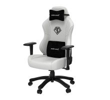 Кресло игровое Anda Seat Phantom 3, цвет белый, размер L (90кг), материал ПВХ (модель AD18)