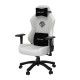 Кресло игровое Anda Seat Phantom 3, цвет белый, размер L (90кг), материал ПВХ (модель AD18)