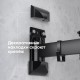 ONKRON кронштейн для телевизора 17"-43" наклонно-поворотный, чёрный NP24