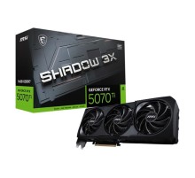 Видеокарта MSI RTX 5070 Ti 16G SHADOW 3X OC//RTX 5070, HDMI, DP*3, 16G, D7