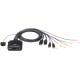 2-портовый, USB, DisplayPort, кабельный KVM-переключатель с пультом удаленного переключения порта, разрешение 2560 x 1600 при 60 Гц/ 2 PORT HDMI KVM SWITCH.