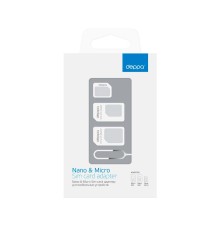 Nanoµ sim card адаптер для мобильных устройств, Deppa