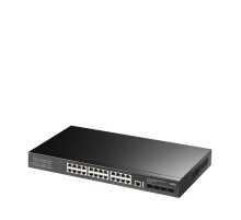 Коммутатор/ 24-Port Layer 3 Managed Gigabit Switch with 4 10G SFP Slots