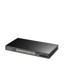 Коммутатор/ 24-Port Layer 3 Managed Gigabit Switch with 4 10G SFP Slots